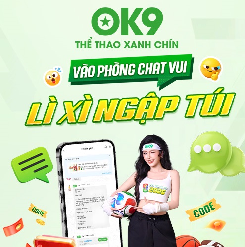Lì xì ngập tràn tại OK9